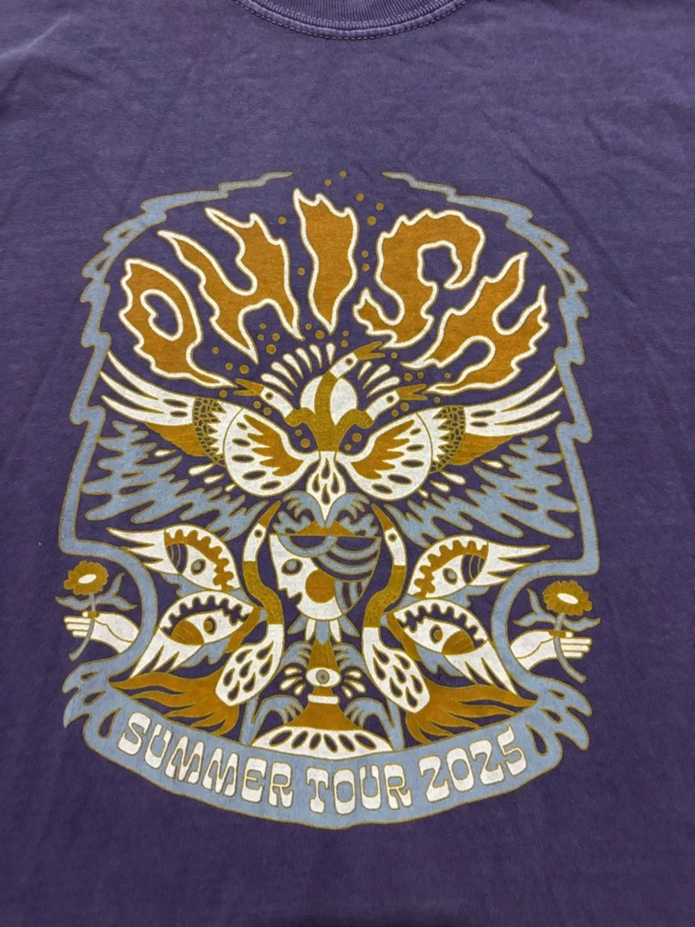 Phish Flaming Bird Head September Tour 2025 Tee - Picture 3 of 4